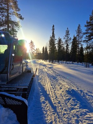 Reittihuoltoa Saariselällä